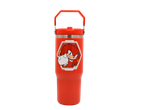 Red Knuckles the Echidna tumbler with a handle
