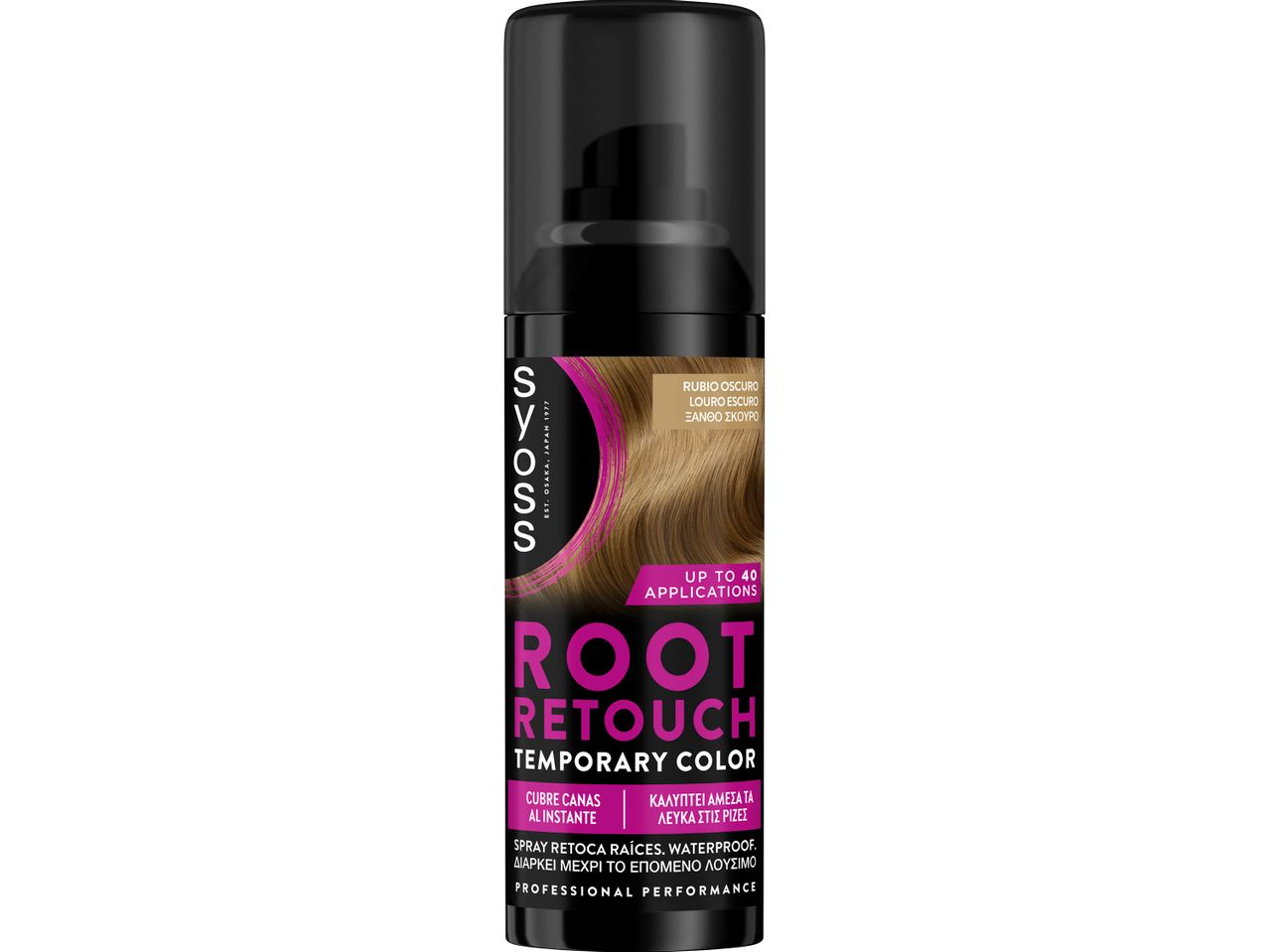 Syoss Root Retouch μυστική κάλυψη ριζών σε σπρέι.