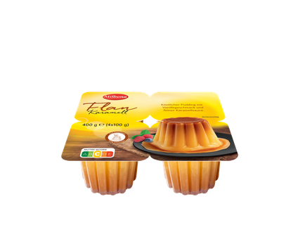 Milbona Flan Karamell