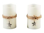Livarno Home LED Candles with Star - 2 Pack