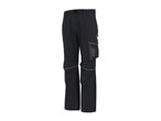 Dark grey work trousers with multiple pockets and reflective accents
