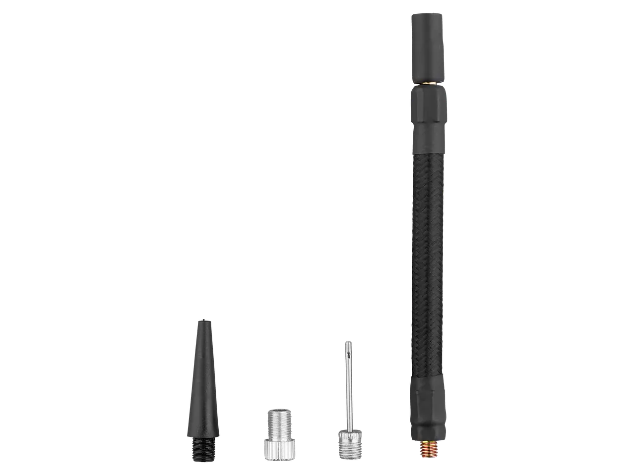 Conjunto de acessórios para compressor Parkside®, incluindo mangueira, agulha e adaptadores