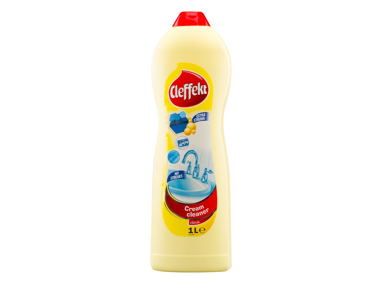 Cif curățător cremos: extra puternic, fără dungi.