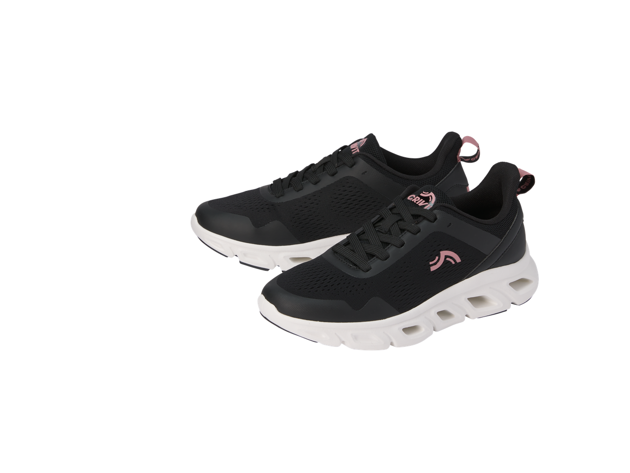 Black Crivit sneakers.