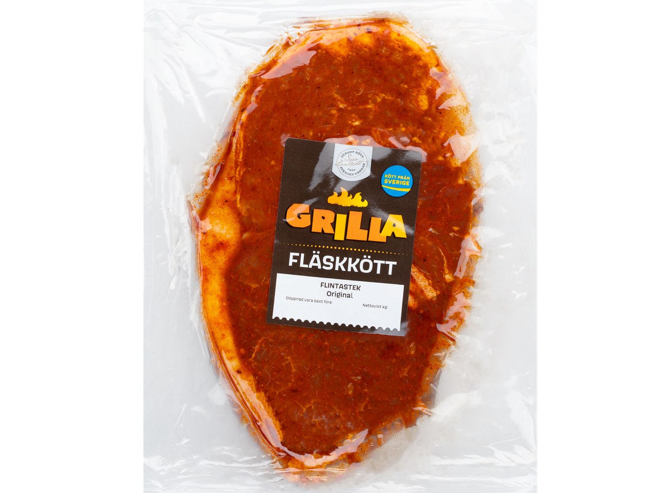 Marinerade fläskkotletter från Grilla.