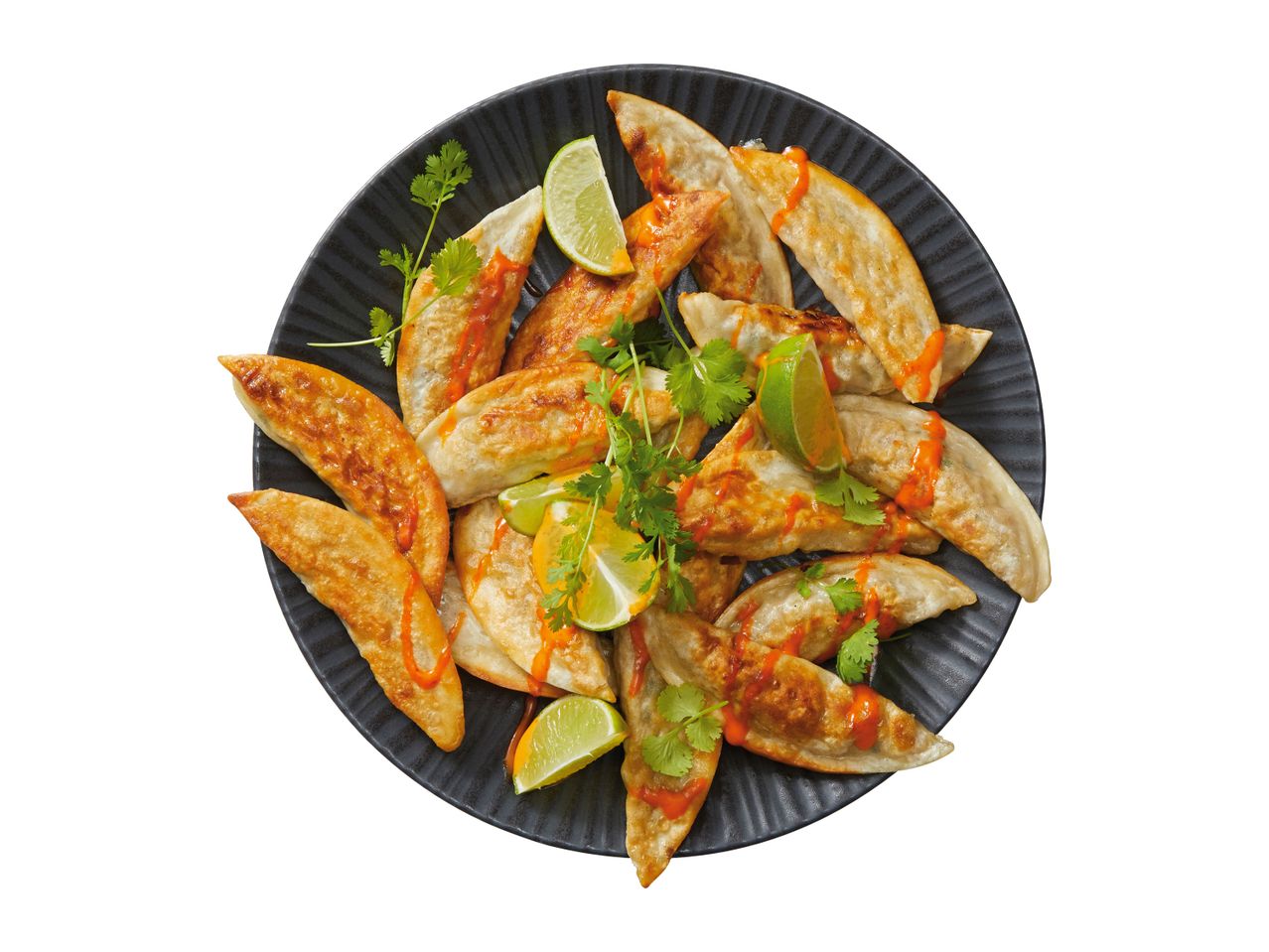 Go to full screen view: Vitasia Gyoza Dumplings with Spicy Vegetables and Tofu - Image 2