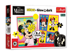 Minnie Maus Neon + Glow in the Dark 2-in-1 Puzzle von Trefl
