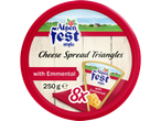 Alpenfest smeltkaas driehoekjes met Emmentaler, 250g.