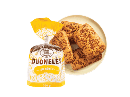 Duonelės su sūriu 