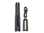 Hair straightener, USB cable, and case.