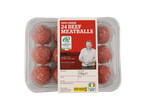 24 100% Irish beef meatballs, Bord Bia Quality.