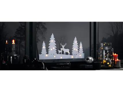 Filcdekoráció LED-fénnyel