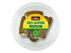 El Tequito green jalapeños with cream cheese in a plastic container.