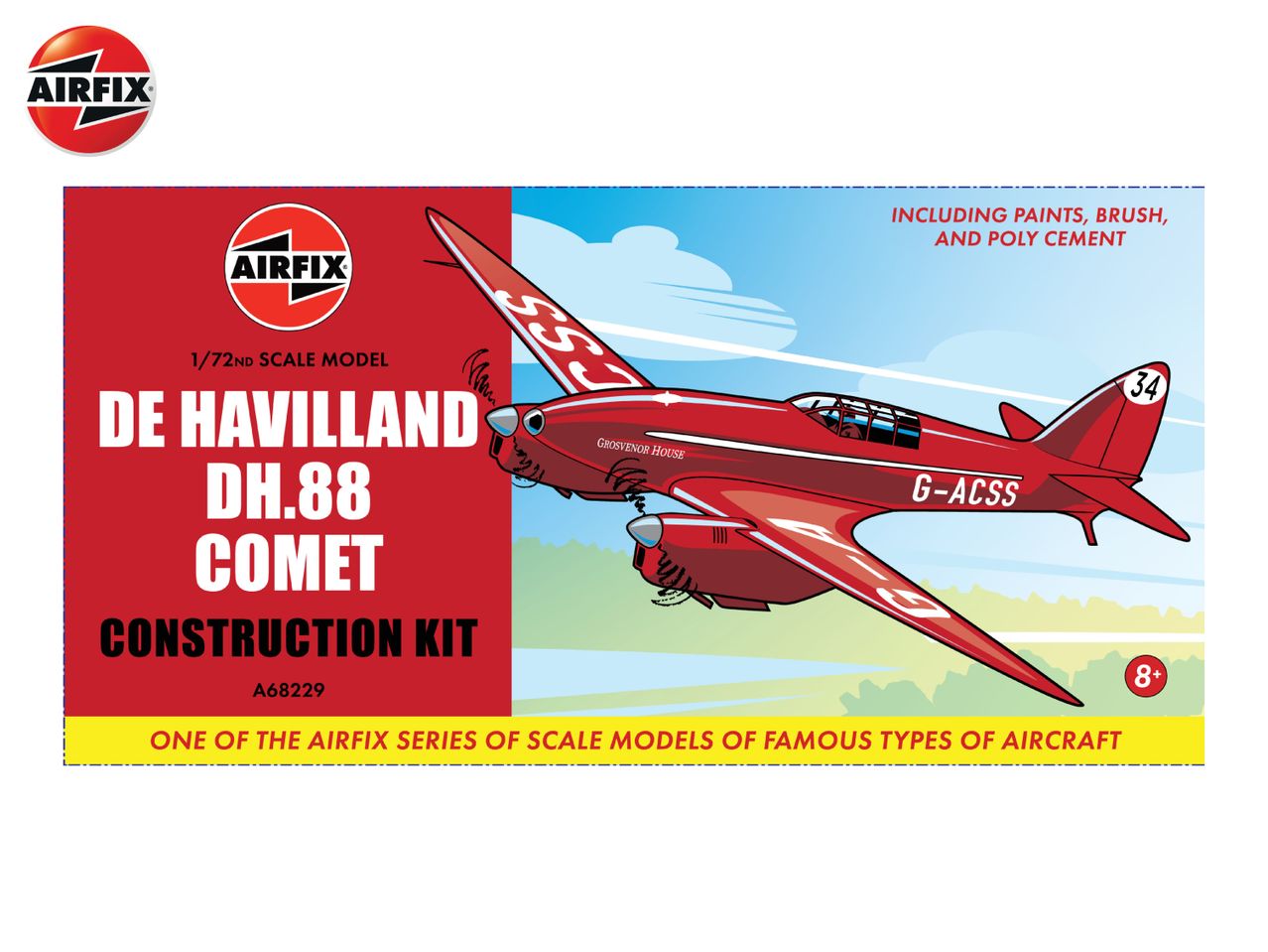 De Havilland DH.88 Comet Model Kit Starter Set