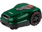 PARKSIDE® 20V Robot Lawn Mower in green with black and red accents.