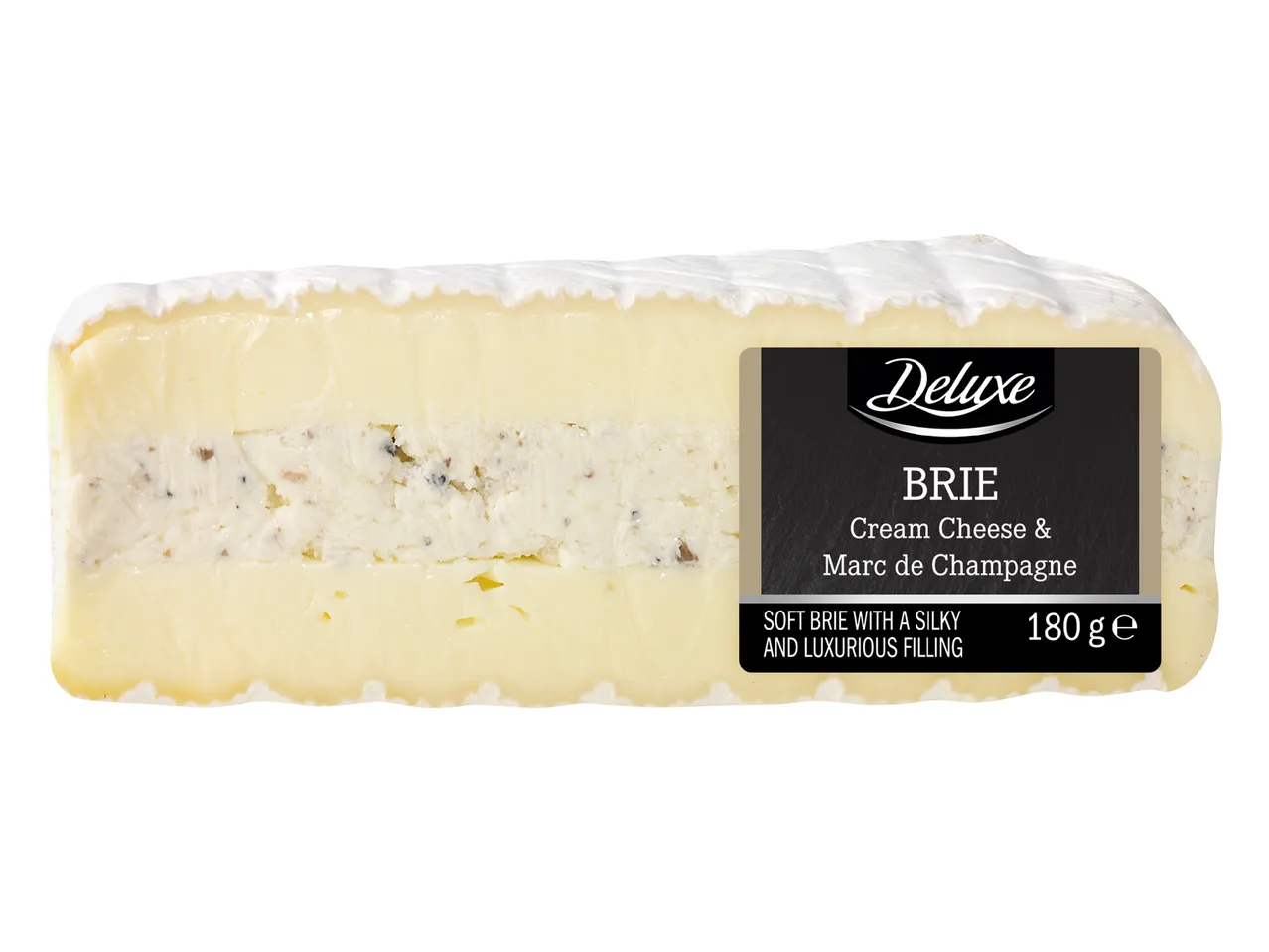 Бри със сметана и Marc de Champagne, 180 гр