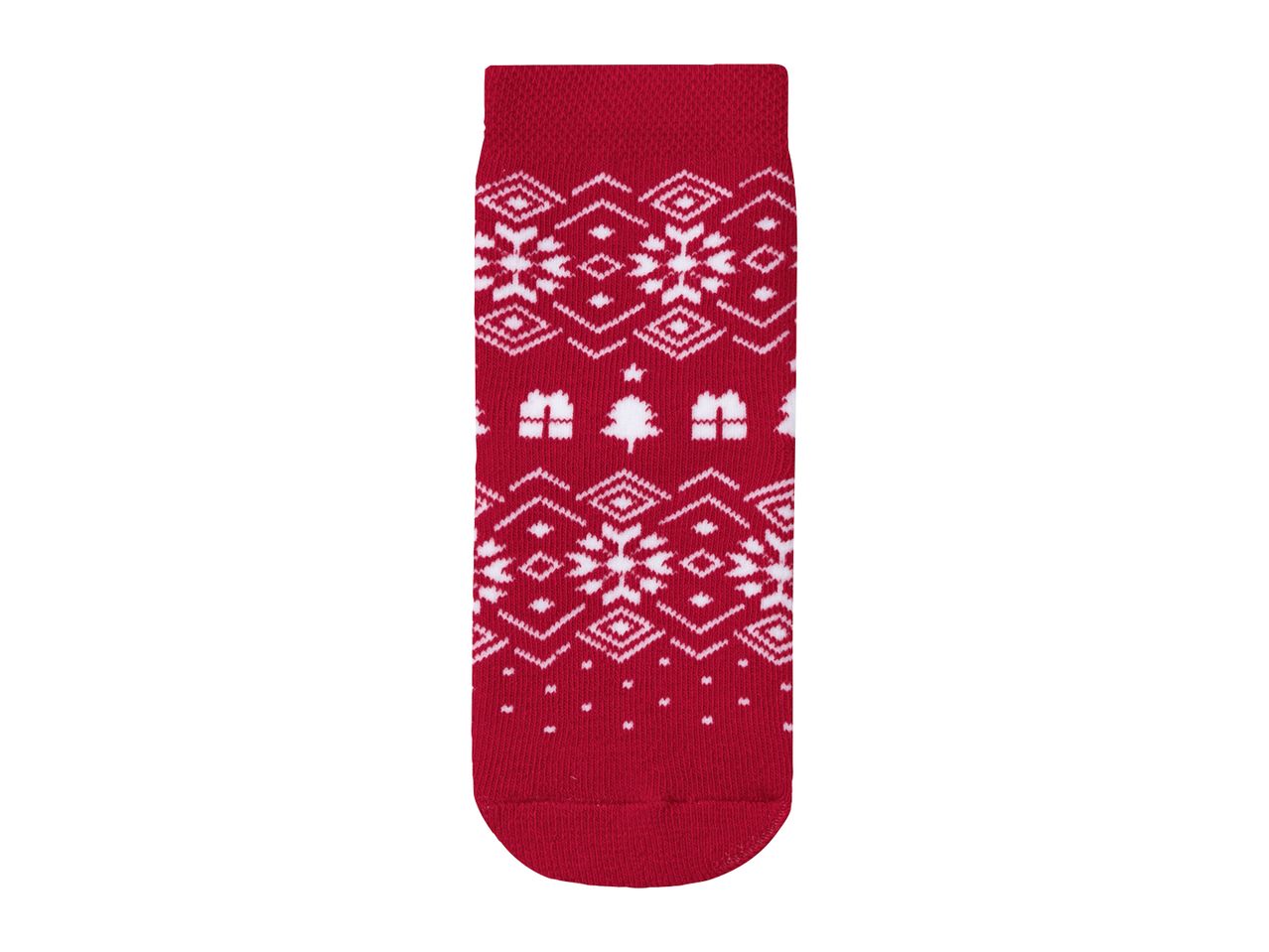 Go to full screen view: Lupilu Younger Kids’ Christmas Thermal Socks - 2 pairs - Image 4