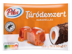 Pilos Túródesszert karamellás töltelékkel, 150g (5x30g), Nutri-Score E