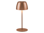 LIVARNO home Cordless LED Table Lamp in a copper finish