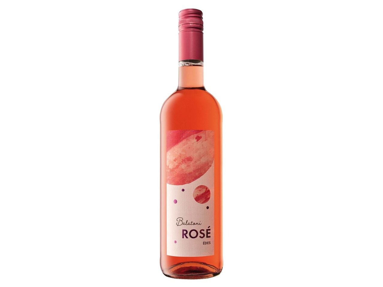 Balatoni Edés rosé borosüveg.