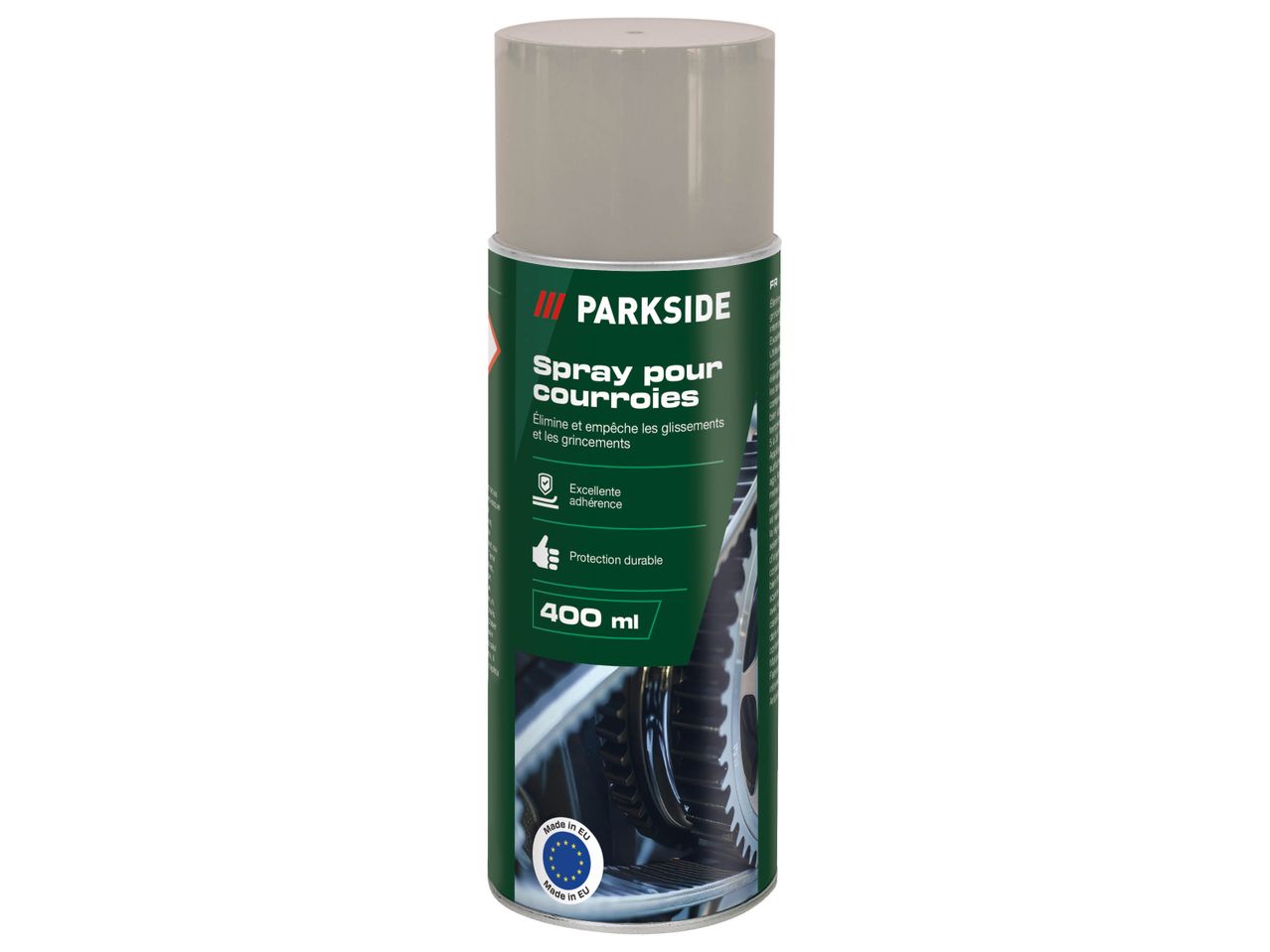 Spray peinture gris foncé Hammerite pour métal.