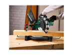 Parkside miter saw on a Holzmann workbench.
