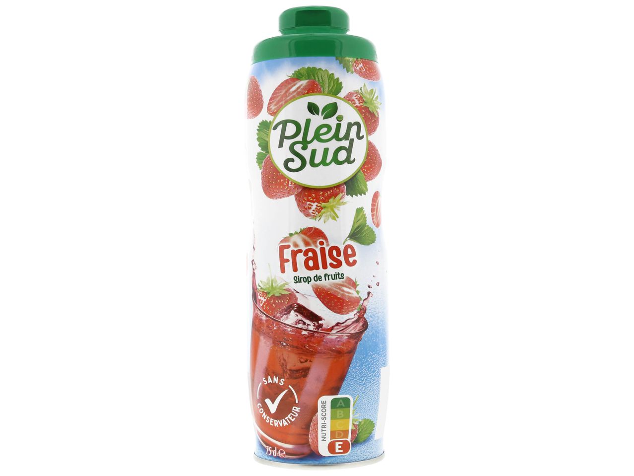 Sirop de fraise Plein Sud.