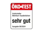 ÖKO-TEST Zertifikat: Grafschafter Mehrkorn Toastbroetchen, sehr gut.