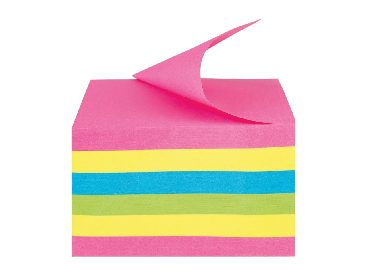 Crelando Sticky Notes Cube - Multi-Coloured