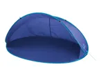 A blue and teal Sprit beach tent is shown open, ready for use.