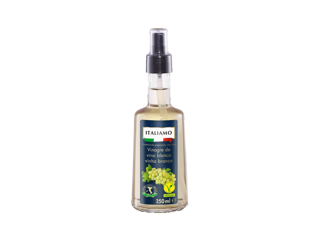 Frasco spray de vinagre branco ITALIAMO, vegano.