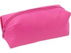 Astuccio rosa in tessuto con cerniera