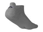 Grey ankle sock with a black logo and size marking 35-38 on the sole.