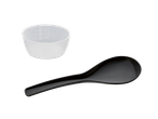 Copo medidor e colher preta para o fogão de arroz SILVERCREST®