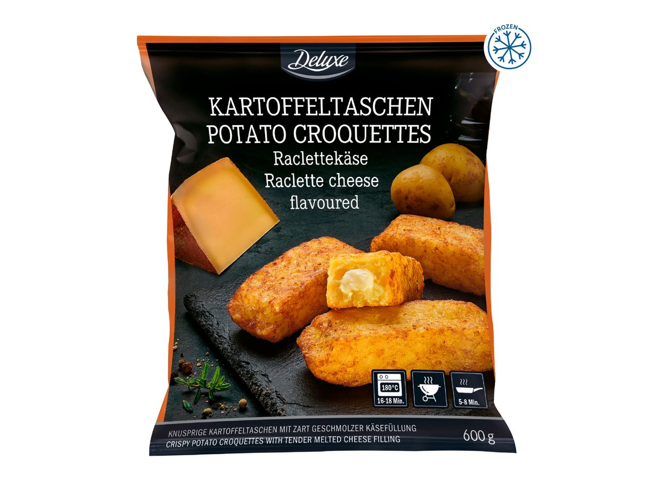 Go to full screen view: Deluxe Potato Parcels with Raclette Cheese - Image 1