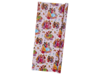 Papel de embrulho crelando® com padrão de Princesas Disney e flores