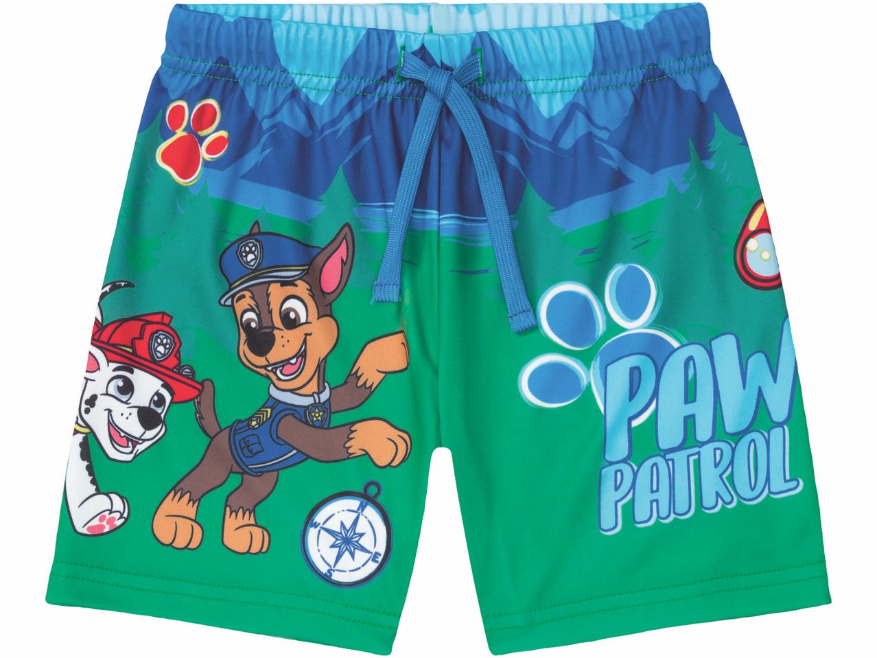 Pantaloncini Paw Patrol con Chase e Marshall