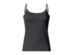 Dark grey women's camisole with adjustable spaghetti straps
