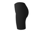 Black ribbed cycling shorts, side view