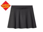 Black uniform skirt with a red diamond-shaped label saying 'Uniform bundle'.