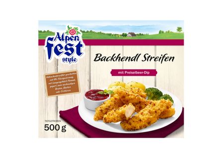 Alpenfest Backhendl Streifen