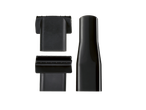 Acessórios para aspirador de mão Silvercrest®: duas bocais e uma extensão em preto.