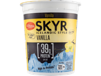 Milbona Skyr vanilla, Icelandic style fat-free yogurt, high in protein.