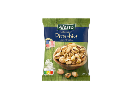Skrudintos ir sūdytos Kalifornijos pistacijos
