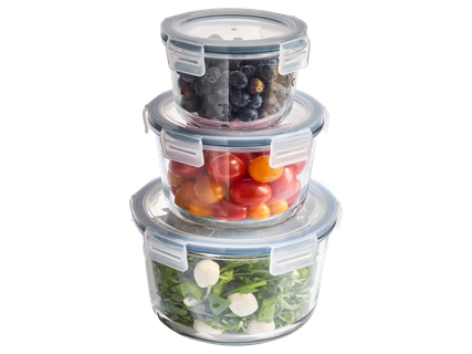 Prémium üveg frissentartódoboz-készlet