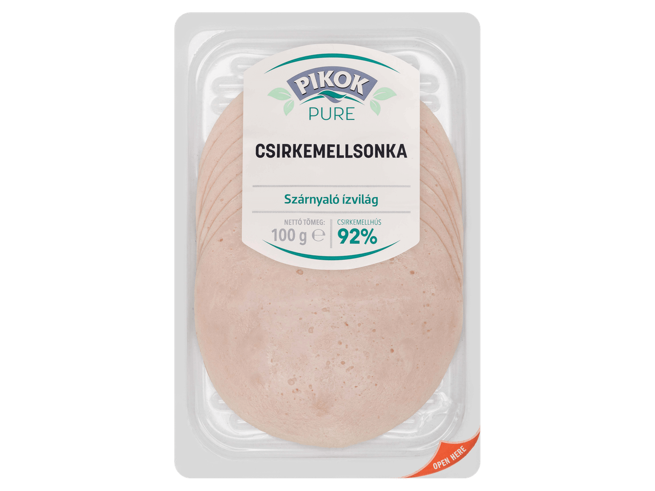 Szeletelt csirkemellsonka védőgázas csomagolásban