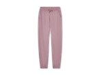 Rosafarbene Jogginghose mit Kordelzug und elastischem Bund