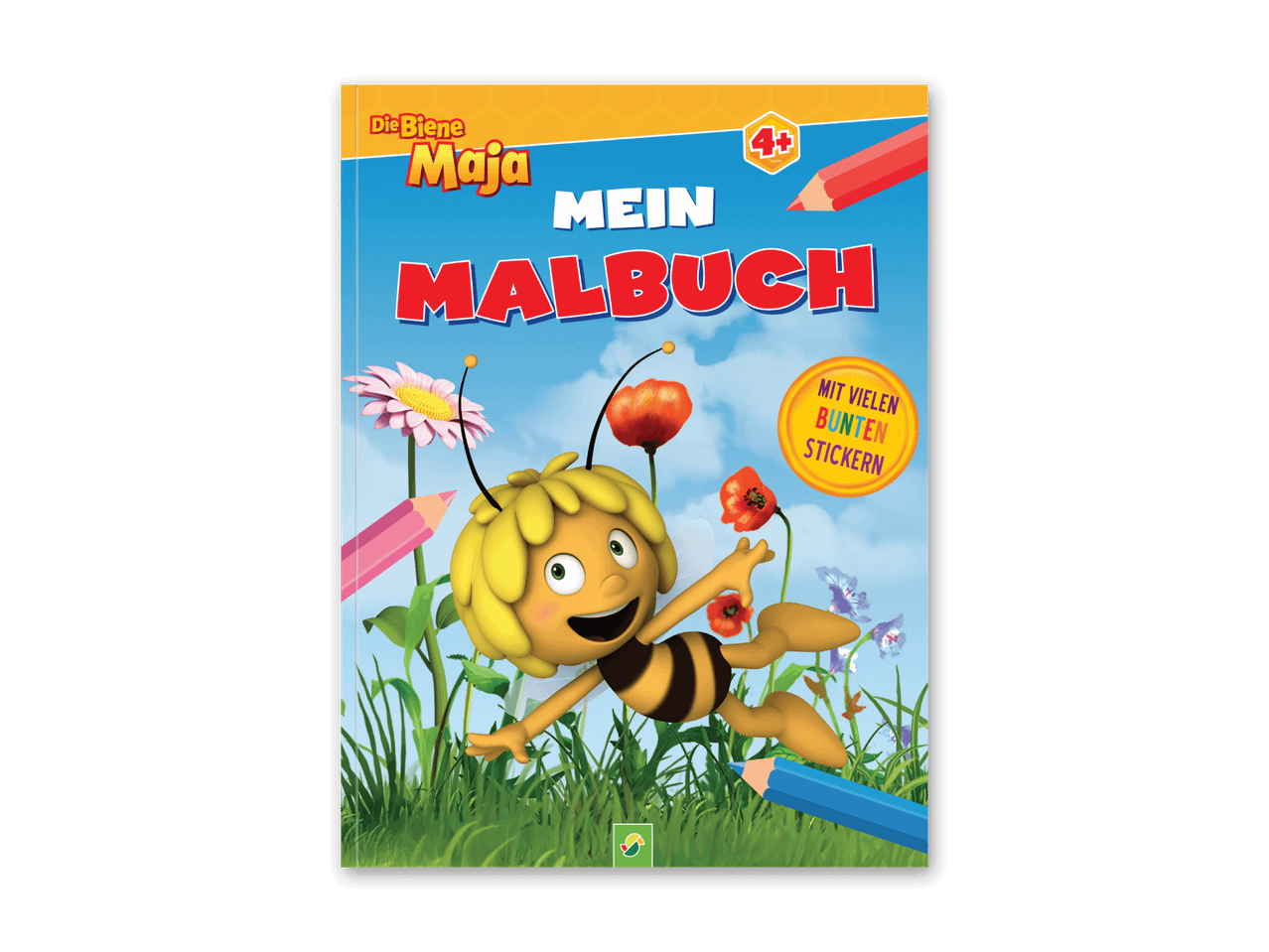 Maja der Bien Malbuch: Ein Malbuch mit Maja der Bien Motiven.