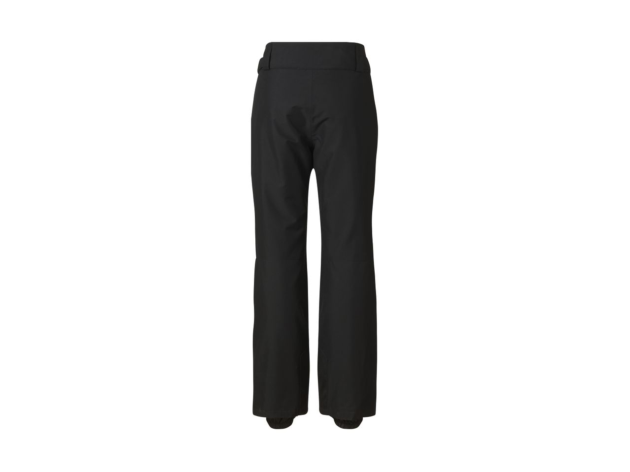 Crivit women's black ski trousers, back view