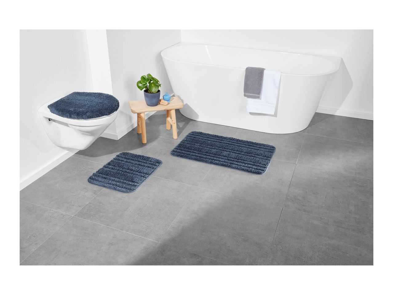 Go to full screen view: Livarno Home Bathroom Mat Set - 3 Piece Set - Image 11